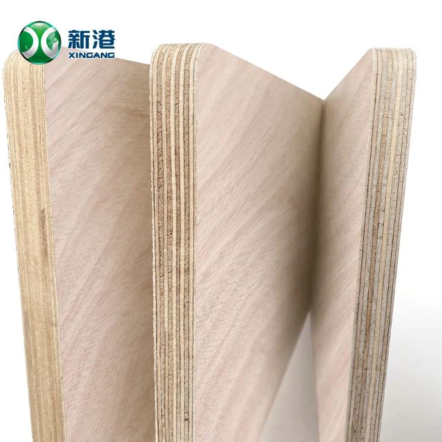 Cheap Packing Board Commercial Plywood 18mm Furniture Board Okoume