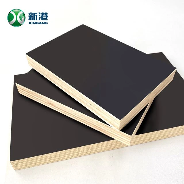 1220x2440mm Concrete Formwork 18MM/20mm Birch Pine Poplar Anti-slip Film Faced Plywood