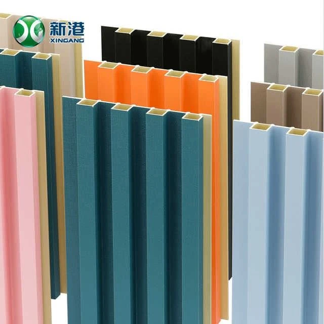 Easy Install Walnut Eco Wood Laminate Decorative Wall Cladding WPC Panel