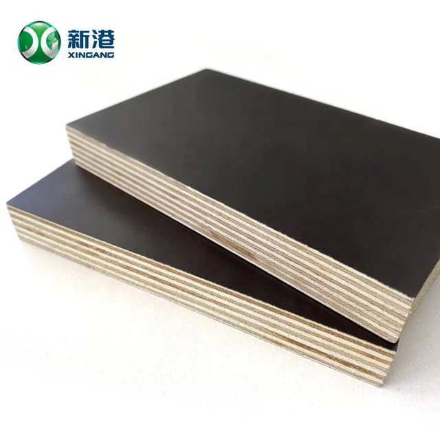 PLYWOOD WITH BLACK BROWN RED FILM
