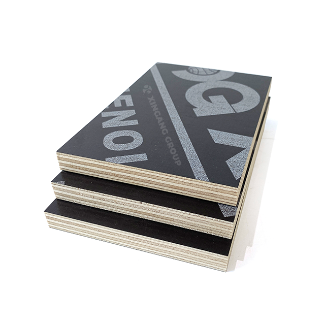 1220x2440mm 18mm 12mm Black Film Faced Plywood Marine Construction Formwork Phenolic Board suppliers