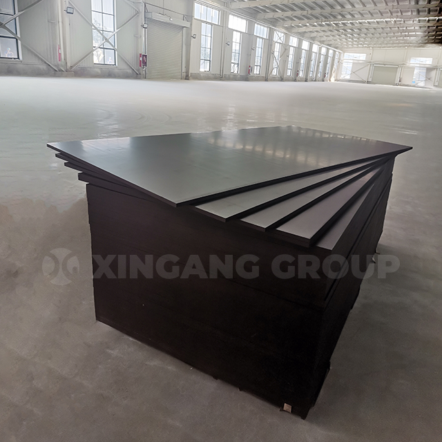 Black Brown Red Film Faced Plywood With Poplar Finger Joint Core high quality