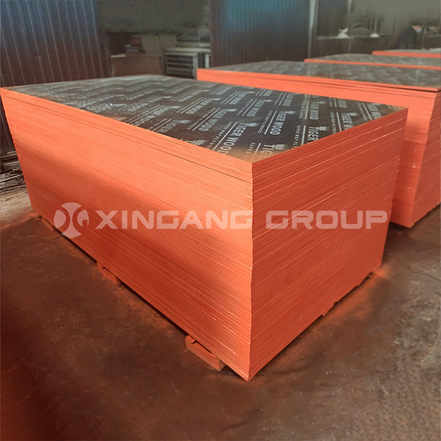 Black-coated Architectural Plywood For High-rise Building And Bridge Construction Projects factory