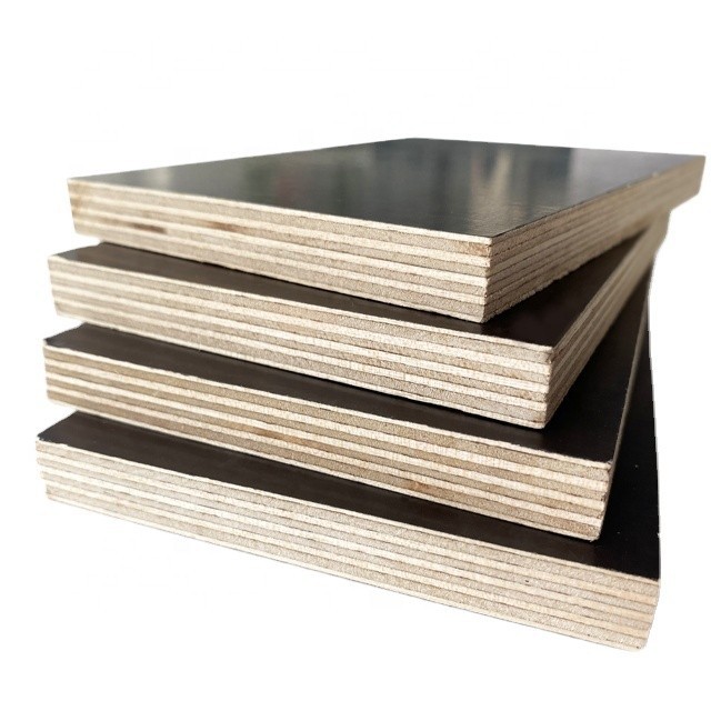 Film Faced Plywood 9mm 12mm 15mm 18mm Black Film Faced Plywood Phenolic Glue Shuttering Plywood