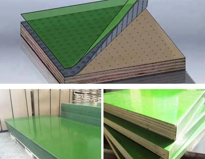 Green Plastice Pvc Costed Plywood