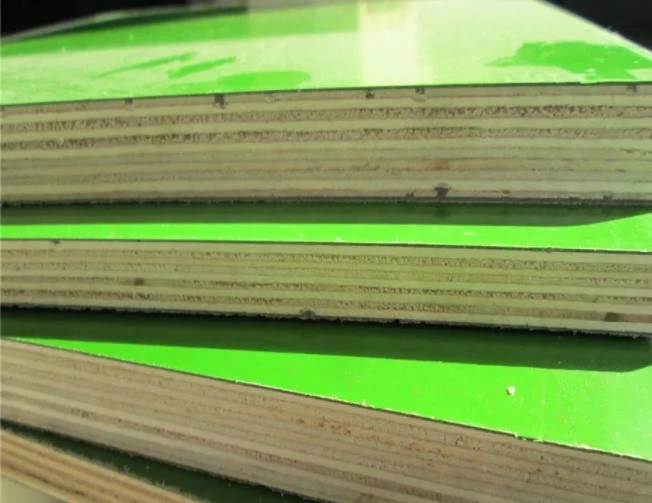 Green Plastice Pvc Costed Plywood