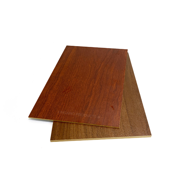Modern Glossy Melamine Board Kitchen Cabinets For Apartment Homes high quality