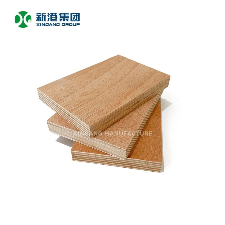 Okoume Plywood Poplar Core 3mm-25mm BB/CC Grade Commercial Board